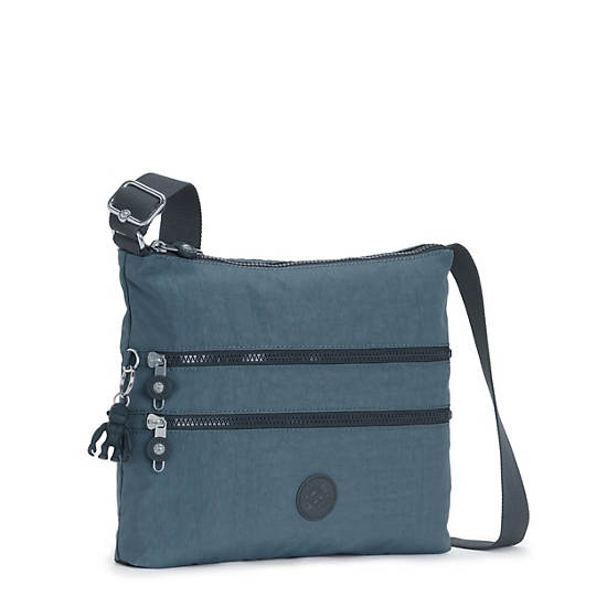 Bolsos Cruzados Kipling Alvar Azul Marino Grises | MX 1058YX